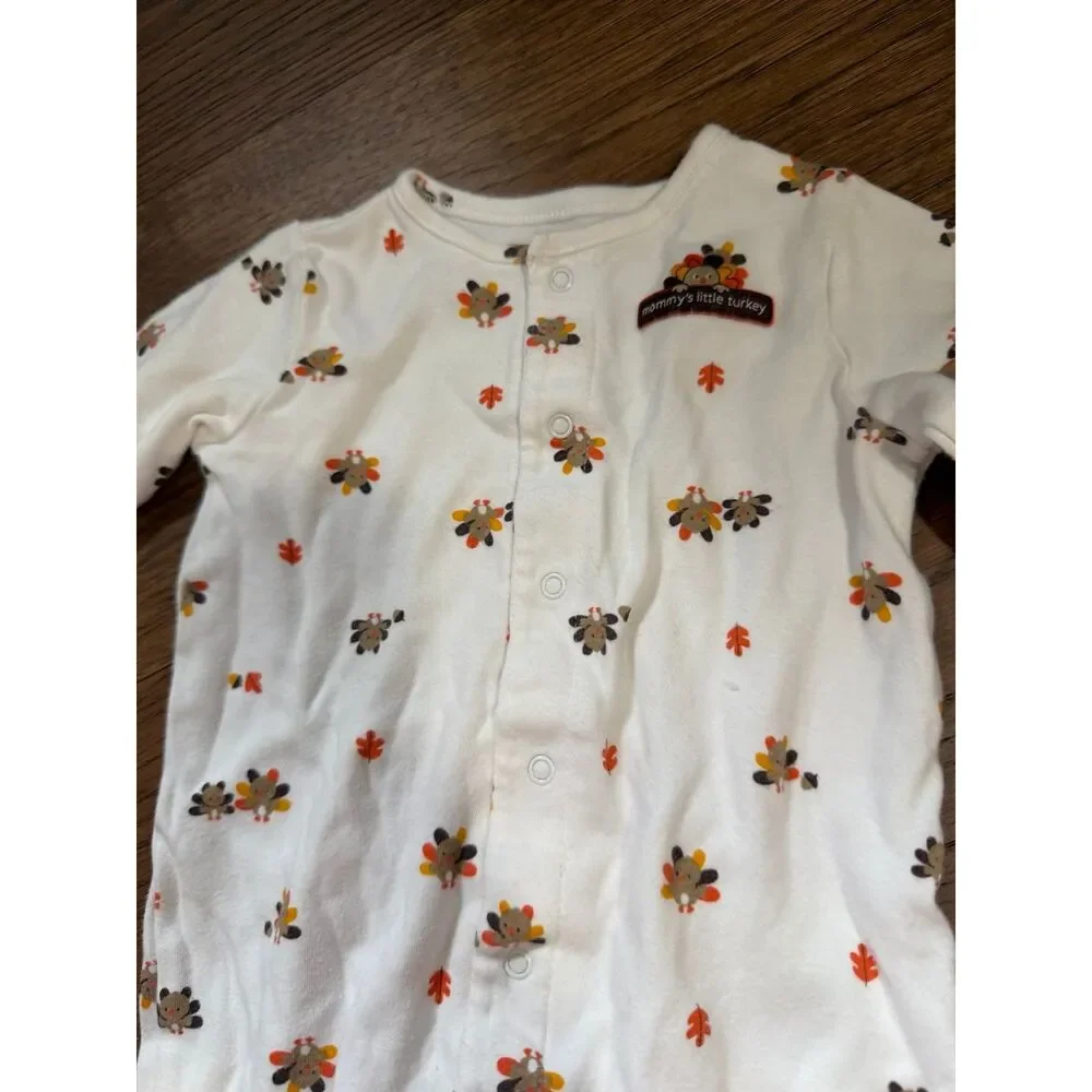 Carter's Mommy's Little Turkey Onsie Turkey Butt Bottom Size 6M